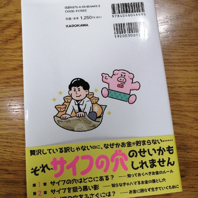 角川書店(カドカワショテン)のサイフの穴をふさぐには？ 学校も会社も教えてくれない税とお金と社会の真実 エンタメ/ホビーの本(住まい/暮らし/子育て)の商品写真