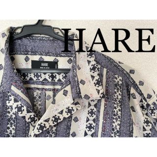 ハレ(HARE)の※最終値下げ【HARE】総柄　オーバー 開襟シャツ 長袖　ハレ　hare(シャツ)