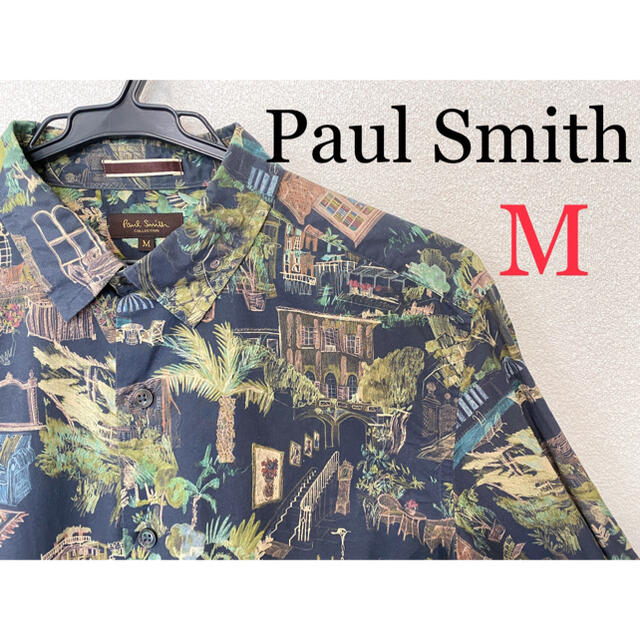 【Paul Smith】ポールスミス　コレクション　総柄　シャツ　長袖　柄シャツ