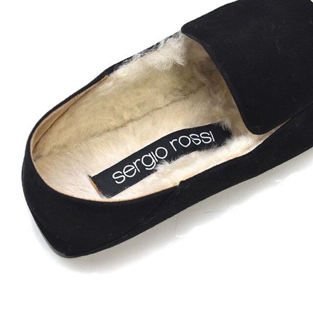 Sergio Rossi(セルジオロッシ)の美品♪セルジオロッシ sr1 インナーボア フラットシューズ 36(約23 レディースの靴/シューズ(バレエシューズ)の商品写真