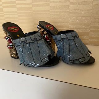 グッチ(Gucci)の買ってください❗️美品グッチ　ミュール34.5(ミュール)