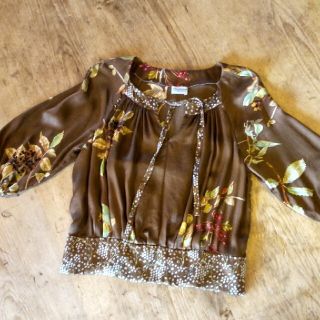 アルベルタフェレッティ(ALBERTA FERRETTI)の絹ブラウス　ｱﾙﾍﾞﾙﾀﾌｪﾙｯﾃｨ(シャツ/ブラウス(長袖/七分))