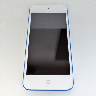 アイポッドタッチ(iPod touch)の美品 iPod touch 第6世代 32GB ブルー A1574(ポータブルプレーヤー)