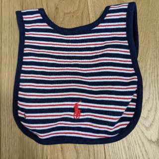 ラルフローレン(Ralph Lauren)のラルフローレン　スタイ　ストライプ　美品(ベビースタイ/よだれかけ)