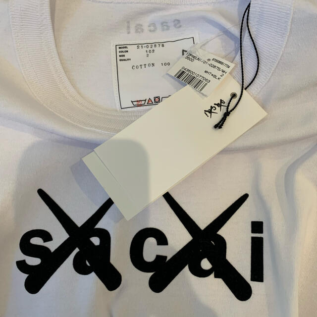 sacai x KAWS / LongT-Shirt サイズ2