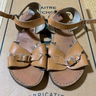 ビューティアンドユースユナイテッドアローズ(BEAUTY&YOUTH UNITED ARROWS)のペタンコサンダル　tan Douglas sandals Roman サイズ4(サンダル)