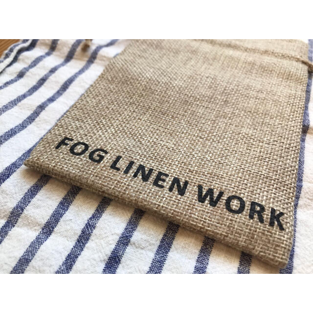 fog linen work(フォグリネンワーク)の新品【fog linen work フォグ リネン ワーク】巾着ポーチ 小物入れ レディースのファッション小物(ポーチ)の商品写真