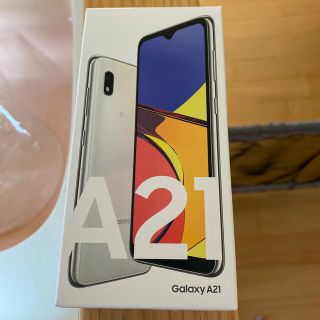 ギャラクシー(Galaxy)のsimなし　GALAXYA21 白新品未開封 ちょん様専用(スマートフォン本体)