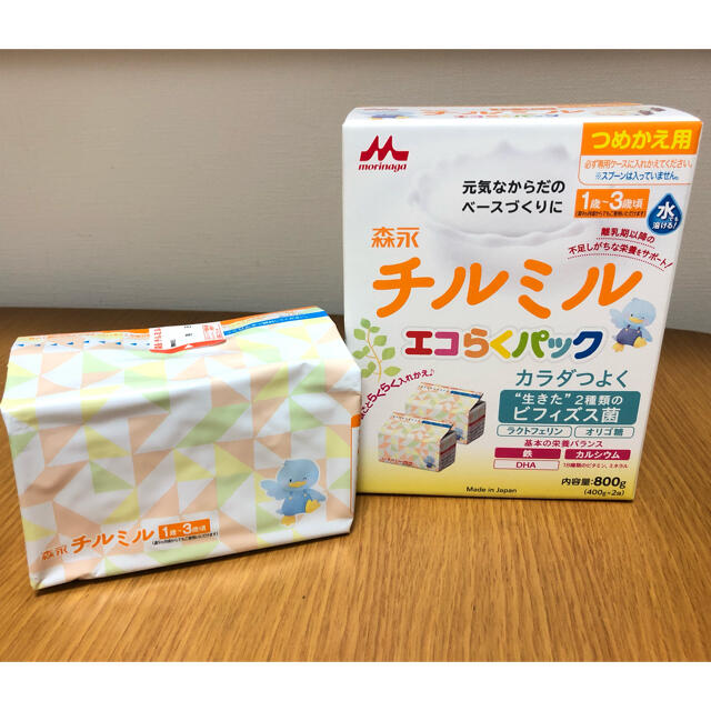 豪奢な チルミル エコらくパック つめかえ用1箱800g 400g superior