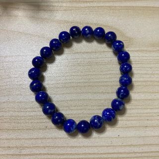 大粒ラピスラズリ&福寿蜘蛛天珠のブレスレット www.kimherman.nl