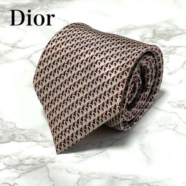 Christian Dior - 【超美品❗️】Dior トロッター柄 シルクネクタイ 総
