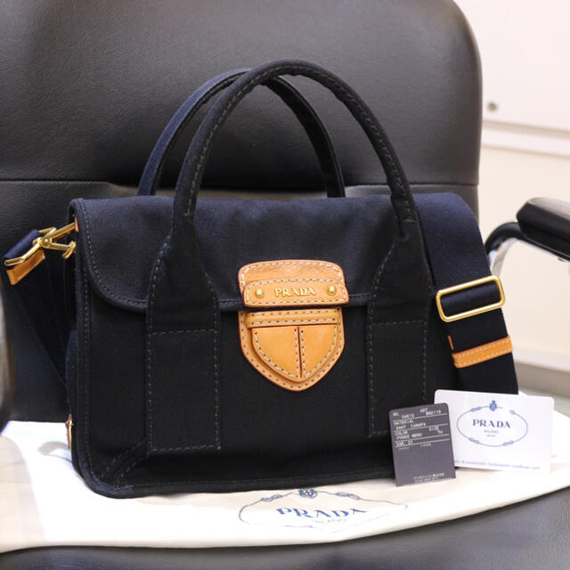 即出荷】 PRADA - !レア!PRADA☆カナパ/ハンドバッグ/2wayショルダー