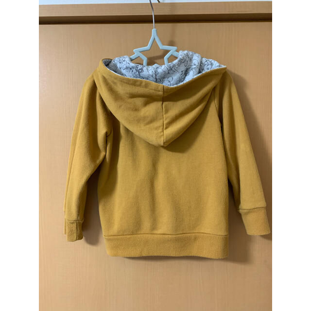 ベルメゾン(ベルメゾン)のミッキーマウス　パーカー　110 【記名あり】 キッズ/ベビー/マタニティのキッズ服女の子用(90cm~)(Tシャツ/カットソー)の商品写真