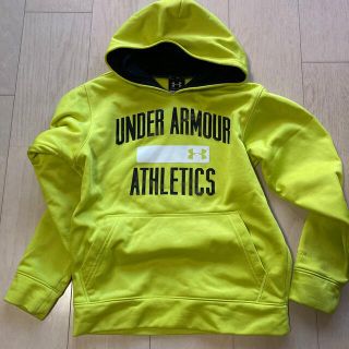 アンダーアーマー(UNDER ARMOUR)のアンダーアーマー　YMD 140センチ　黄色　パーカー(その他)