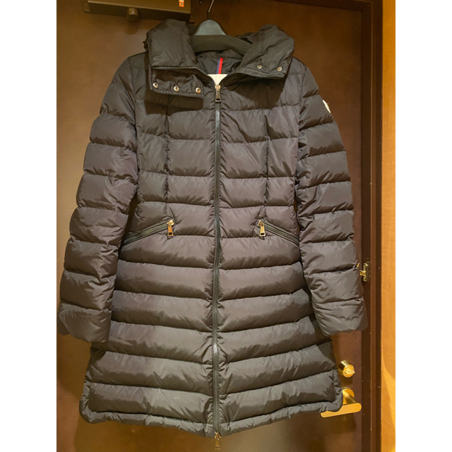 90CM袖丈MONCLER 大人気FLAMMETTE ブラック0サイズ