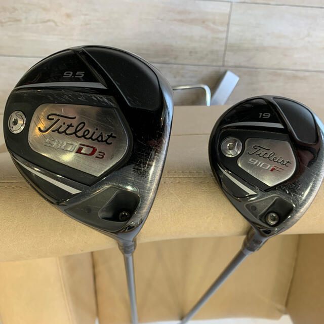 Titleist(タイトリスト)の【値下げ】タイトリスト 910D3 9.5°  910F 19° スポーツ/アウトドアのゴルフ(クラブ)の商品写真