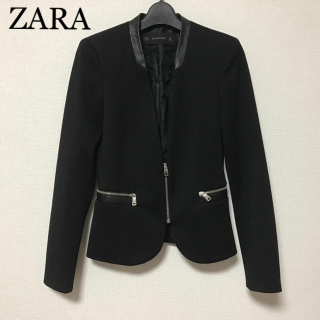 新品　ZARA  コート　ジャケット　XS  ノーカラー