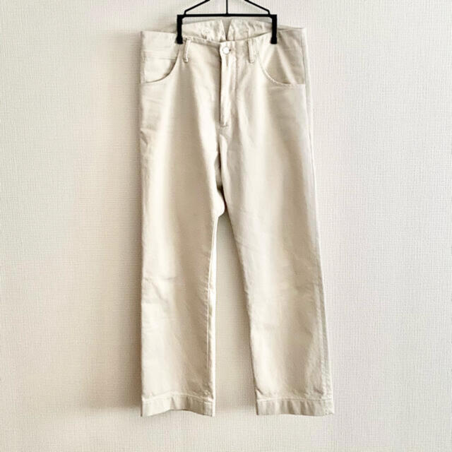SUNSEA(サンシー)のURU WORK PANTS TYPE B 2019AW エクリュ ホワイト  メンズのパンツ(ワークパンツ/カーゴパンツ)の商品写真