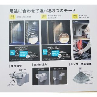 アイリスオーヤマ(アイリスオーヤマ)のモンチッチさま専用　　　　　　　　新品未使用　ソーラー式LED防犯センサーライト(その他)