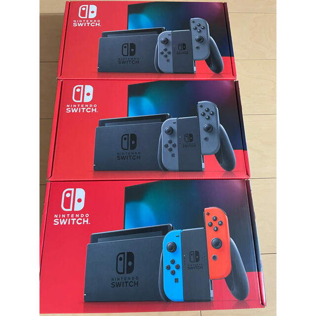 switch 本体 グレー✖️2 ネオン1 switch 本体 グレー✖️2 ネオン1