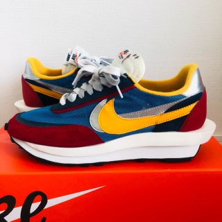 ナイキ(NIKE)のNIKE SACAI LDWAFFLE VARSITY BLUE(スニーカー)