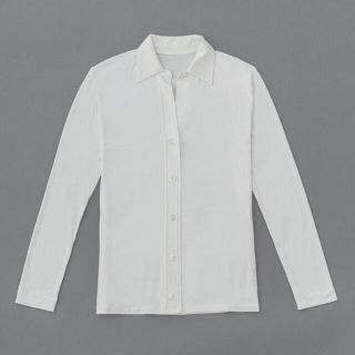 新作　yo BIOTOP Silk jersey collar shirt(シャツ/ブラウス(長袖/七分))