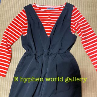 イーハイフンワールドギャラリー(E hyphen world gallery)の【美品】E hyphen world gallery サロペット(サロペット/オーバーオール)