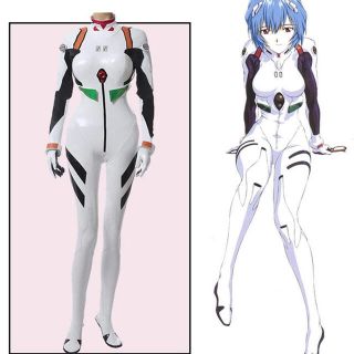 綾波レイ プラグスーツ コスプレ ウィッグ+衣装+髪飾り 新世紀