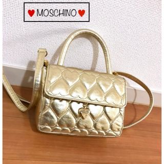 モスキーノ(MOSCHINO)のM様 御購入！モスキーノ ゴールドハート×キルティング 2wayショルダーバッグ(ショルダーバッグ)