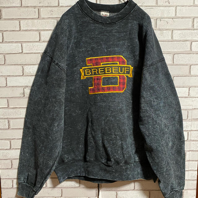 90s 古着 フルーツオブザルーム XL USA製 刺繍 ビッグシルエット メンズのトップス(スウェット)の商品写真