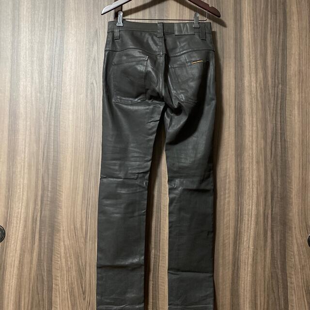 Nudie Jeans(ヌーディジーンズ)の29インチ　ヌーディージーンズ　シンフィン　ドライブラックコーテッド メンズのパンツ(デニム/ジーンズ)の商品写真