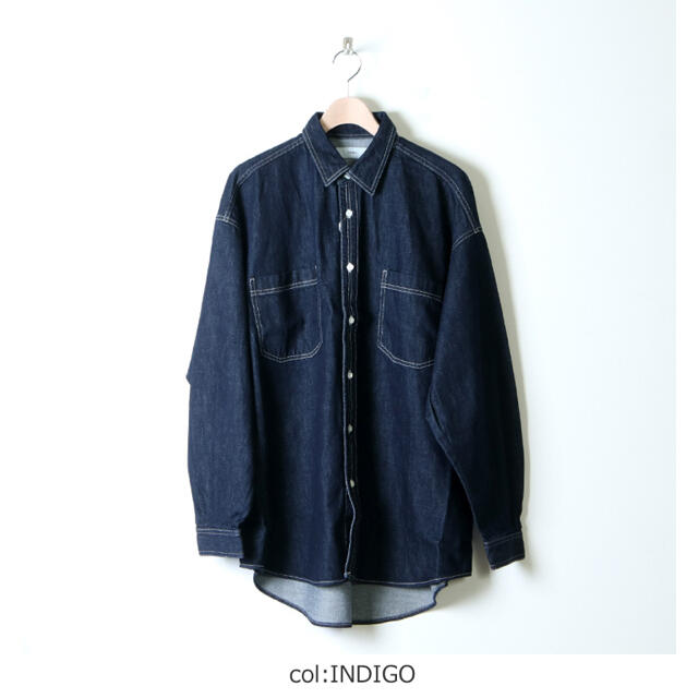 【お年玉セール特価】 ) Graphpaper - COMOLI Denim Shirt Collar Regular シャツ