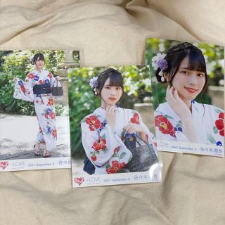 =LOVE 夏祭り恋慕う 生写真 佐々木舞香 コンプ(アイドルグッズ)