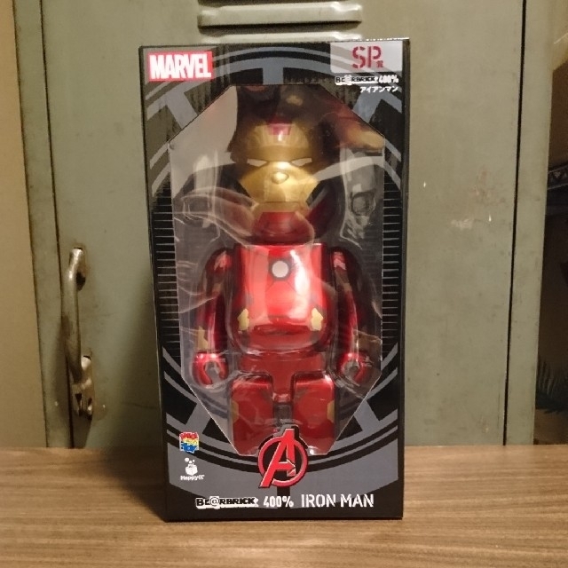 happyくじ　marvel SP賞 BE@RBRICK 400% アイアンマン