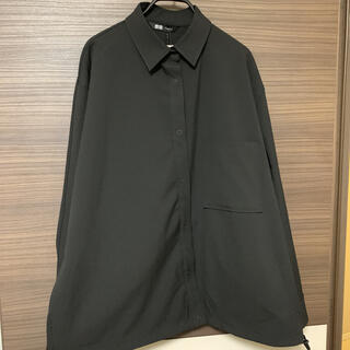 ユニクロ(UNIQLO)の⭐︎最終価格⭐︎ユニクロ　セオリー　ストレッチシャツジャケット  Ｌ(トレーナー/スウェット)