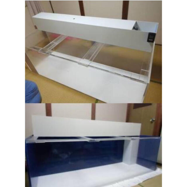 黒／白／青 艶消 カッティングシート 1800水槽用の通販 by