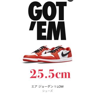 ナイキ(NIKE)のNIKE AIR JORDAN 1 LOW OG "STARFISH"(スニーカー)