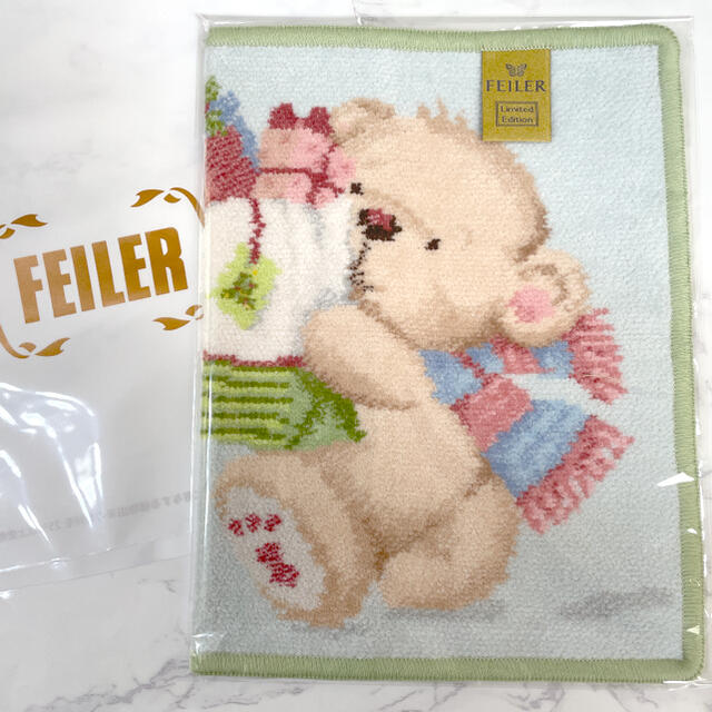 FEILER(フェイラー)の【☆🌸☆様専用】新品フェイラー タオルハンカチ 2枚セット プレゼント袋付 レディースのファッション小物(ハンカチ)の商品写真