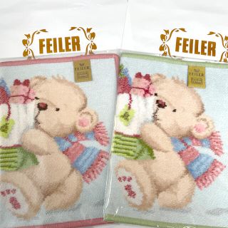 フェイラー(FEILER)の【☆🌸☆様専用】新品フェイラー タオルハンカチ 2枚セット プレゼント袋付(ハンカチ)