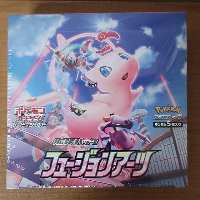 【新品未開封・シュリンク付き】ポケモンカード　フュージョンアーツ1box 6