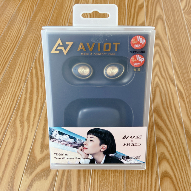 AVIOT フルワイヤレスイヤホン TE-D01m NAVY