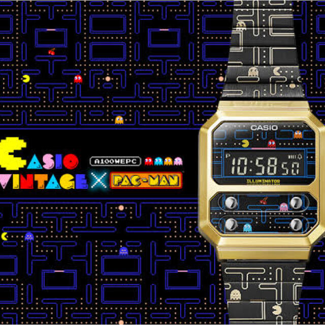 2個セット カシオパックマンコラボA100WEPC-1BJR G-SHOCK 銀座通販