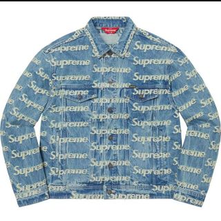 シュプリーム(Supreme)のSupreme Frayed Logos Denim TruckerJacket(Gジャン/デニムジャケット)