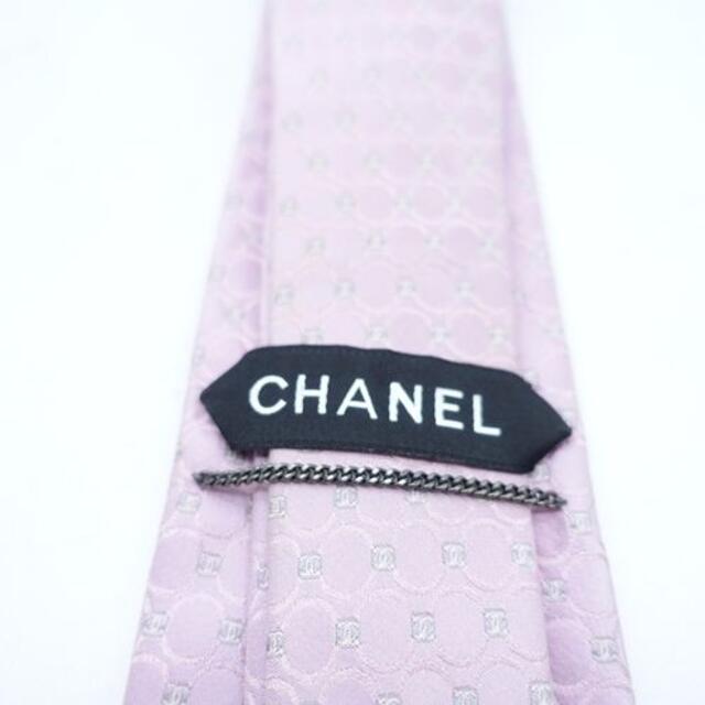 CHANEL(シャネル)のCHANEL LOGO SILK TIE シャネル ロゴ シルク ネクタイ 大名 メンズのファッション小物(ネクタイ)の商品写真