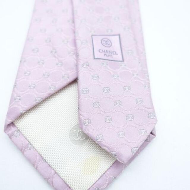 CHANEL(シャネル)のCHANEL LOGO SILK TIE シャネル ロゴ シルク ネクタイ 大名 メンズのファッション小物(ネクタイ)の商品写真