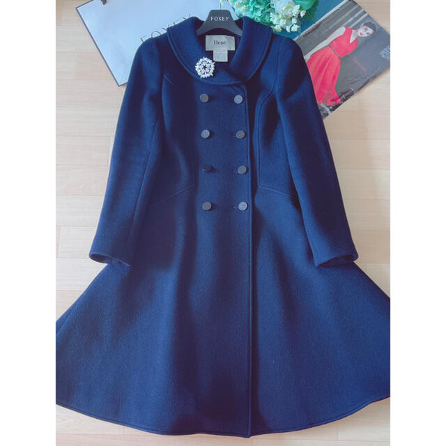 極美品!ルネローヤルレディーロングコート 34 foxey 【保存版】 www