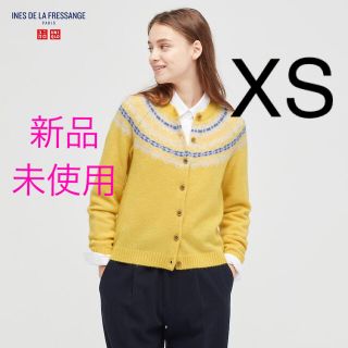 ユニクロ(UNIQLO)のユニクロ　ジャガードカーディガン　　XS(カーディガン)