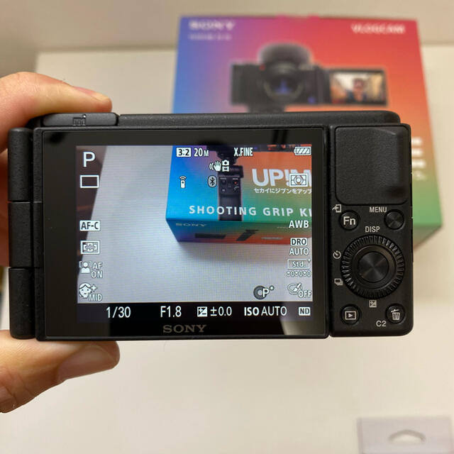 SONY(ソニー)のSONY VLOGCAM ZV-1G シューティンググリップキット+アクセ スマホ/家電/カメラのカメラ(コンパクトデジタルカメラ)の商品写真