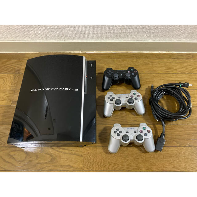 エンタメ/ホビーPS3 コントローラー3台、ソフト付属6本セット！