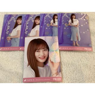 ノギザカフォーティーシックス(乃木坂46)の乃木坂46 伊藤純奈 生写真 コンプ チュウ ヒキ 5枚 10周年記念(女性アイドル)